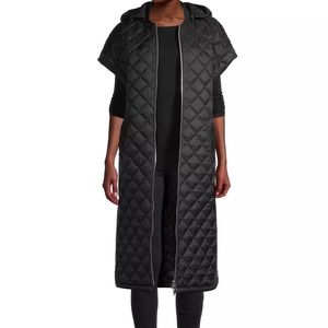 Moose Knuckles NWT Allister Vest L black hooded gillet gilet hoodie new